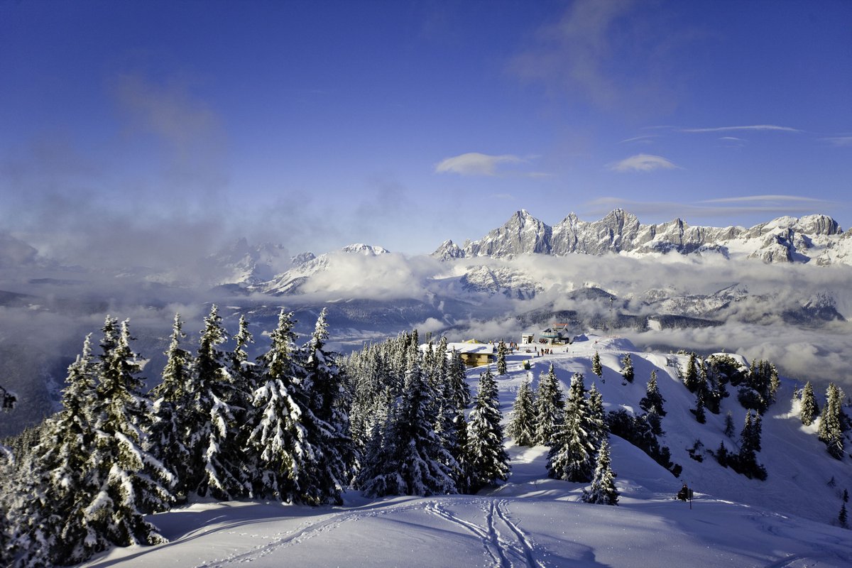 Zimowy krajobraz Schladming-Dachstein