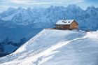 miniatura Grindelwald, mała chatka na szczycie